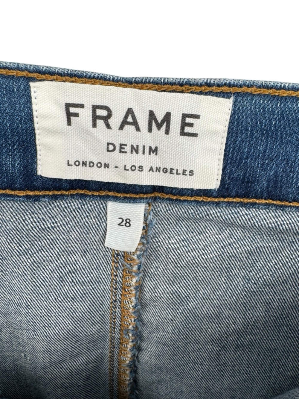 FRAME Denim Le High Panel Denim Pencil Skirt 28 - Picture 7 of 8